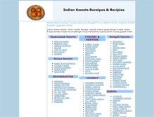 Tablet Screenshot of indian-sweets.recipes-recipies.com